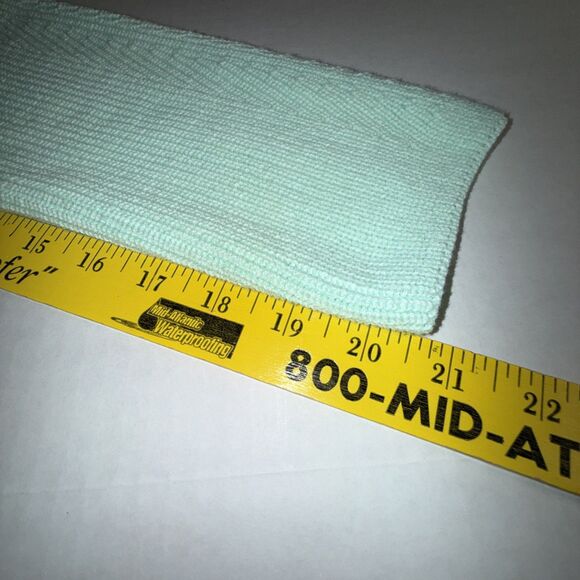 J. Jill Mint Green Cardigan Sweater Open Front MEDIUM TALL Longer Cotton EUC - Picture 13 of 14